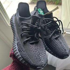 Black Yeezy Sneakers , 100% authentic I just do not reach for them anymore